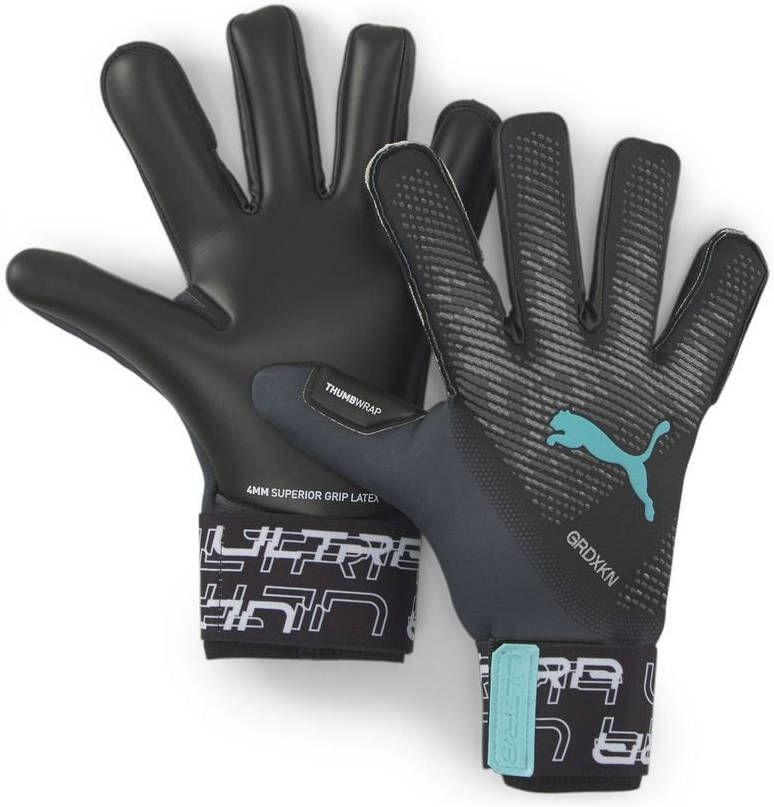 PUMA Keepershandschoenen Ultra Grip 1 Hybrid Eclipse Zwart/Turquoise online kopen