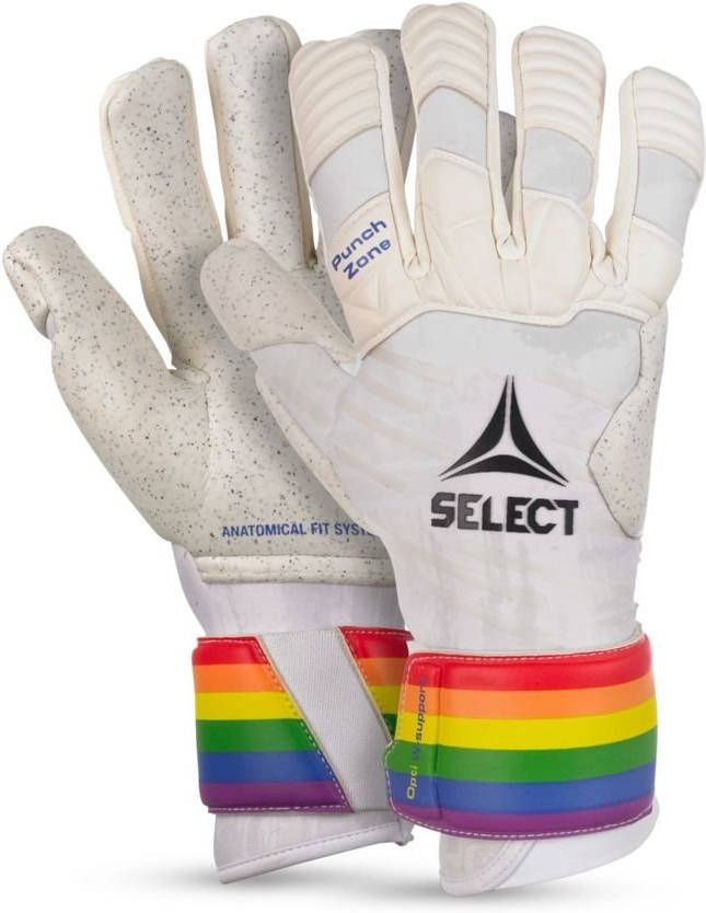 Select Keepershandschoenen Pro Grip 88 Rainbow Wit LIMITED EDITION online kopen