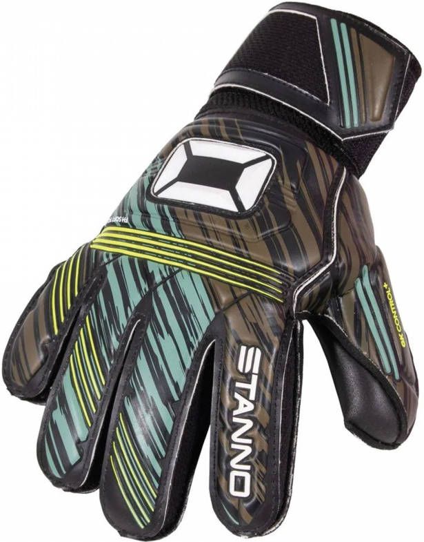 Stanno Junior Jr. Wild Ltd. keepershandschoenen groen/zwart/geel