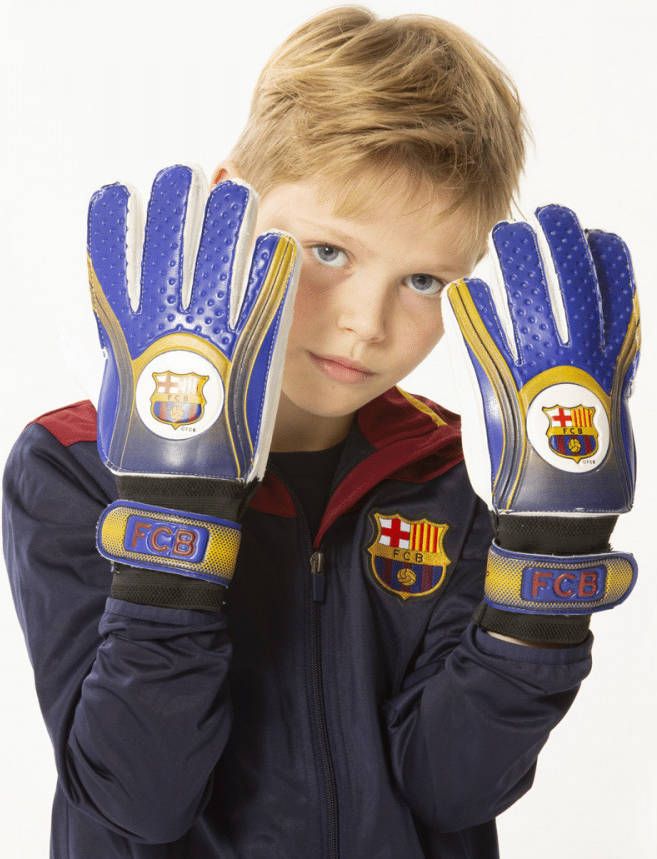 Keepershandschoenen FC Barcelona kids maat 8