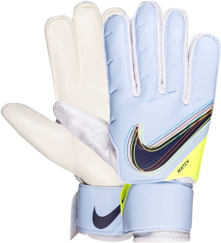 Nike Keepershandschoenen Match The Progress Blauw/Wit/Blauw
