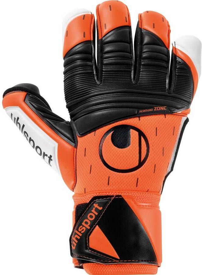 Uhlsport Super Resist+ Kunstgras HN Keepershandschoenen Oranje Zwart
