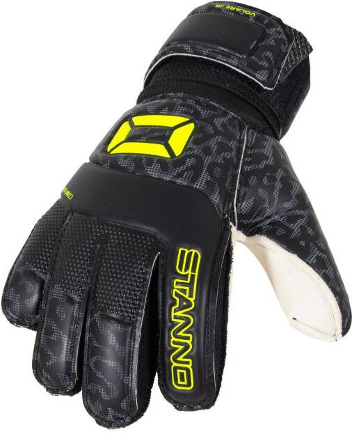 Stanno Junior keepershandschoenen Volare Jr. antraciet/neon geel